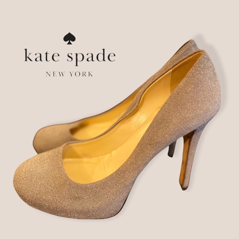 Kate Spade New York Karolina Glitter Heels 8
